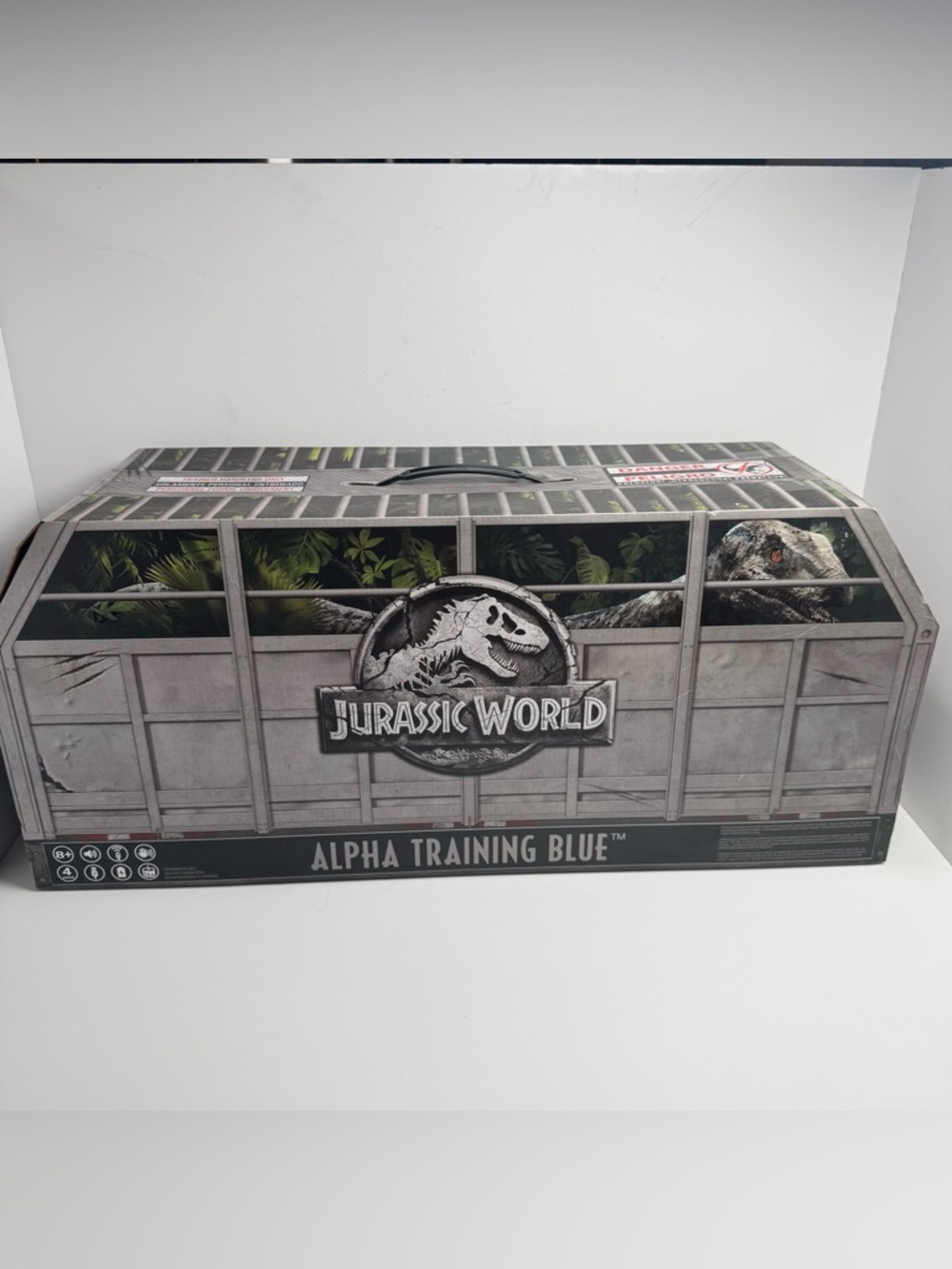 Jurassic World Alpha Training Blue RC Dinosaur Mattel 2ft